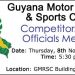 NOTICE: Competitors and Officials Meeting