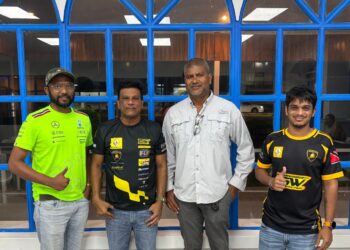 GMRSC Leadership Meets with Trinidadian Racing Duo to Discuss Future Collaboration
