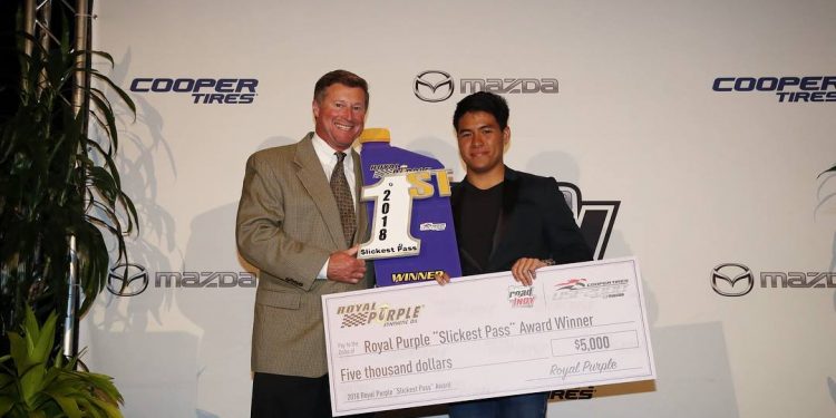 Calvin Ming wins 2018 USF2000 ‘Slickest Pass of the Year’