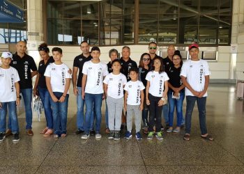 Team Guyana off to inaugural CJKAT in Barbados