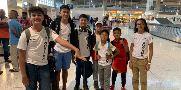 Team Guyana off to Barbados for 3rd and 4th round of CJKAT